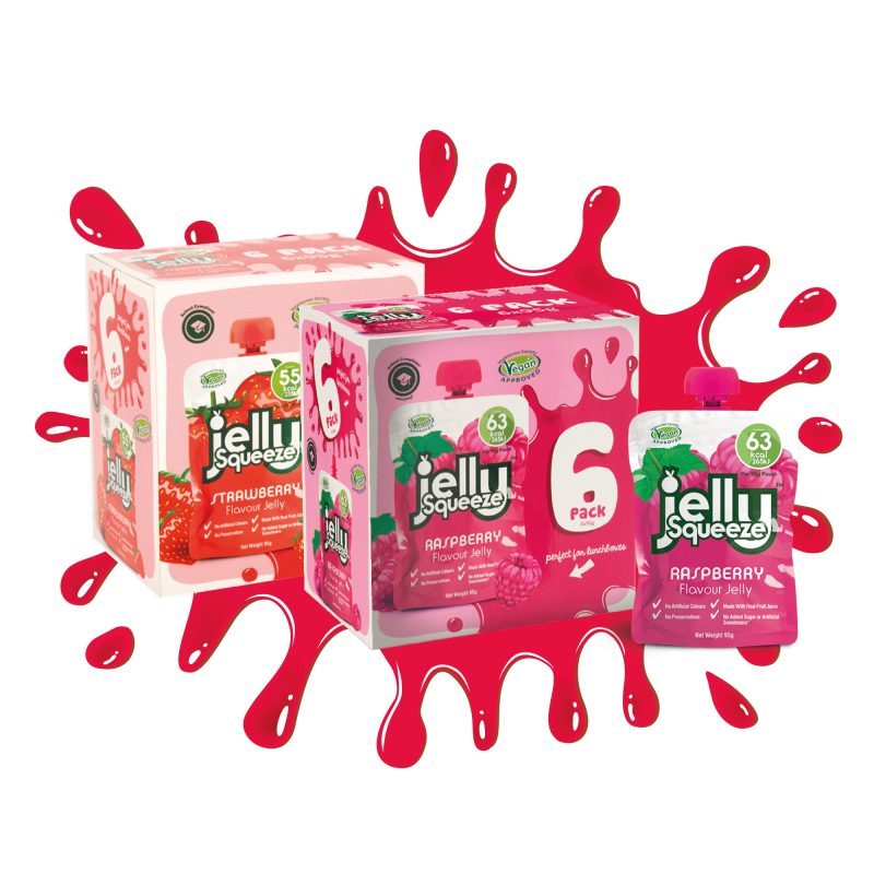 jelly squeeze multipacks on white square